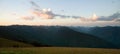 Early Morning Light Olympic Mountains Hurricane Ridge Royalty Free Stock Photo