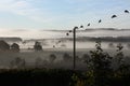 Early morning mist - United Kingdom Royalty Free Stock Photo