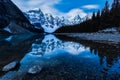 early morning of moraine lake