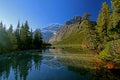 Early morning at Mount Edith Cavell Royalty Free Stock Photo