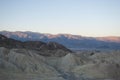 Sunrise in the mountains of the desert