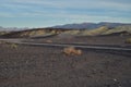 Gravel road Mojave Desert, Death Valley, California USA Royalty Free Stock Photo