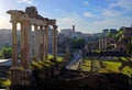 Early morning over the Roman Forums