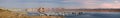 Early Morning Panorama of Wahweap Marina Royalty Free Stock Photo