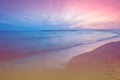 Pink sunrise over the sea Royalty Free Stock Photo