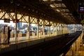 Early morning platform Royalty Free Stock Photo