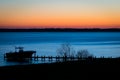 Early Morning on the Rappahannock River Royalty Free Stock Photo