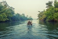 Early Morning at the River Kwai Royalty Free Stock Photo