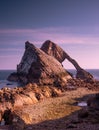 Bow Fiddle Rock, Portknockie, Scotland Royalty Free Stock Photo