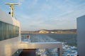 Cross channel ferry departs Dover, UK