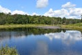 Poconos Lake in the Morning Hours Royalty Free Stock Photo