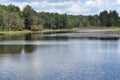 Poconos Lake in the Morning Hours Royalty Free Stock Photo