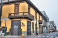 Street balconies of Lima, Peru