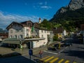 The early morning streets of Sargans