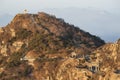 Early morning on the summit of Tai Shan, China`s most famous mountain