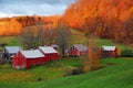 A rural Vermont scene in late fall