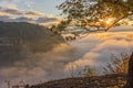 Early Morning Sunrise At Letchworth State Par Royalty Free Stock Photo