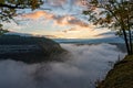 Early Morning Sunrise At Letchworth State Park Royalty Free Stock Photo