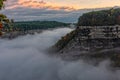 Early Morning Sunrise At Letchworth State Park Royalty Free Stock Photo