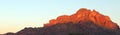 Early morning sunrise over Red Mountain in Salt River Canyon near Mesa Arizona United States Royalty Free Stock Photo