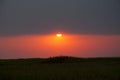 Early morning sunrise. sunset sky and silhouette of nature. landscape sundown. nature concept