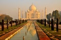 Early morning at Taj Mahal Royalty Free Stock Photo