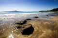Early morning Takapuna beach Royalty Free Stock Photo