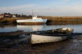 Early Morning, tides out, Harbour scene. Royalty Free Stock Photo