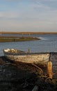 Early Morning, tides out, Harbour scene. Royalty Free Stock Photo