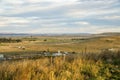 Early morning from the top of a hill Royalty Free Stock Photo