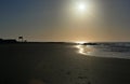 Early morning on Tybee Island beach Royalty Free Stock Photo