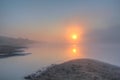 Sunrise on the Ugra River