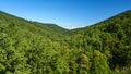 Early Autumn View of the Blue Ridge Mountains Royalty Free Stock Photo