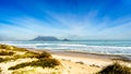 Early morning view of Cape Town and Table Mountain