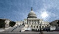 Early Morning at Capital Building Washington DC USA Royalty Free Stock Photo