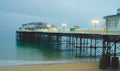 Cromer pier and the sea.