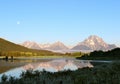 Early morning view in the Grand Tetons