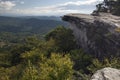 Early morning view from Mcafee Knob on the Appalachian Trail Royalty Free Stock Photo