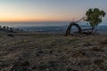 Early morning view from Mount Major at Dookie, Australia