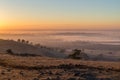 Early morning view from Mount Major at Dookie, Australia