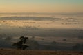 Early morning view from Mount Major at Dookie, Australia