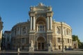 Early Morning View of the Odessa Opera House Royalty Free Stock Photo