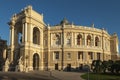 Early Morning View of the Odessa Opera House Royalty Free Stock Photo