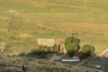 Early morning view from Spring Creek Ranch Jackson Wyoming Royalty Free Stock Photo