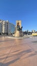 Early morning view from Taksim, Istanbul`s historical and touristic square.