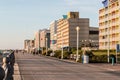Early Morning on the Virginia Beach Boardwalk Royalty Free Stock Photo