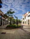 Early Morning Walk Outdoor Shopping Mall