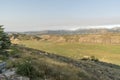 Early morning weather front Grand Tetons from Spring Creek Ranch Jackson Wyoming Royalty Free Stock Photo