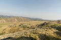 Early morning weather front Grand Tetons from Spring Creek Ranch Jackson Wyoming Royalty Free Stock Photo