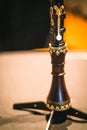 Early Music Historical Instrument - Details of a black Baroque Oboe